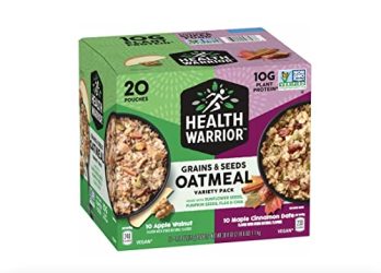 Health Warrior Oatmeal Variety Pack(20 individual Packs)