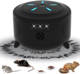 Electronic Mouse Repellent Devices,Ultrasonic Pest Repeller Indoor,Rat Repellent for House,Squirrel Repellent Outdoor,Rodent Repeller Plug in,for Indoor and Outdoor Use